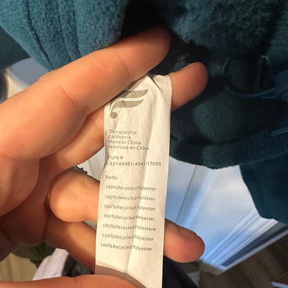 Fabletics Rayne Polar Fleece Quarter Zip Sweater - Picture 5 of 6